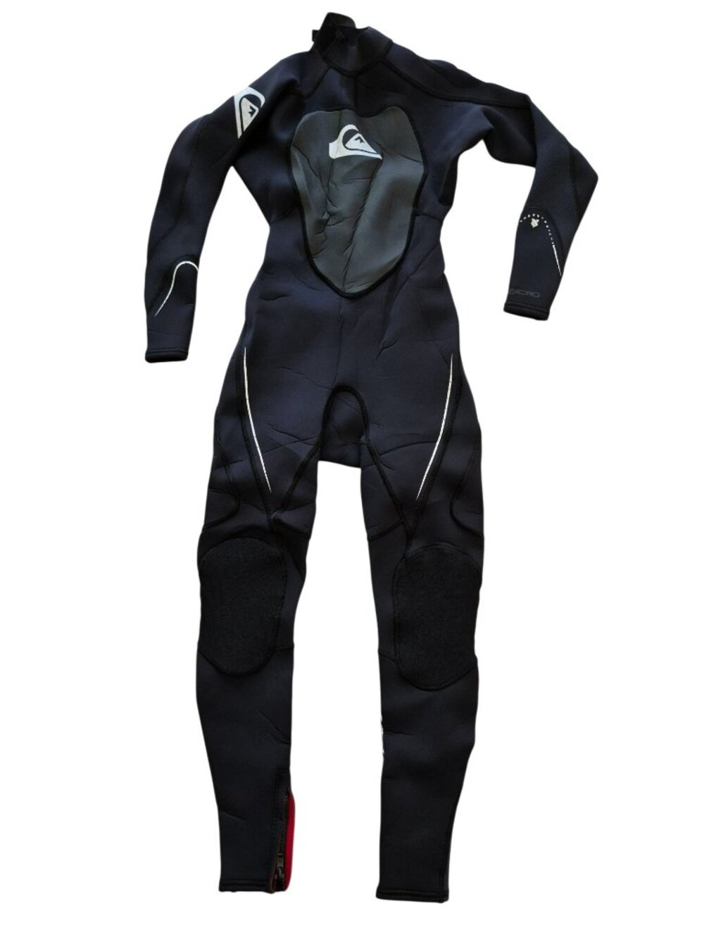 Quiksilver Kids Wetsuit Full Length Coverage Black and Gray Size 12/158